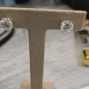 Elegant Silver Stud Earrings